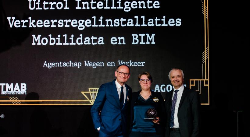 Intelligente Verkeersregelinstallatie van AWV wint Agoria Digital Society Award in de categorie Smart City