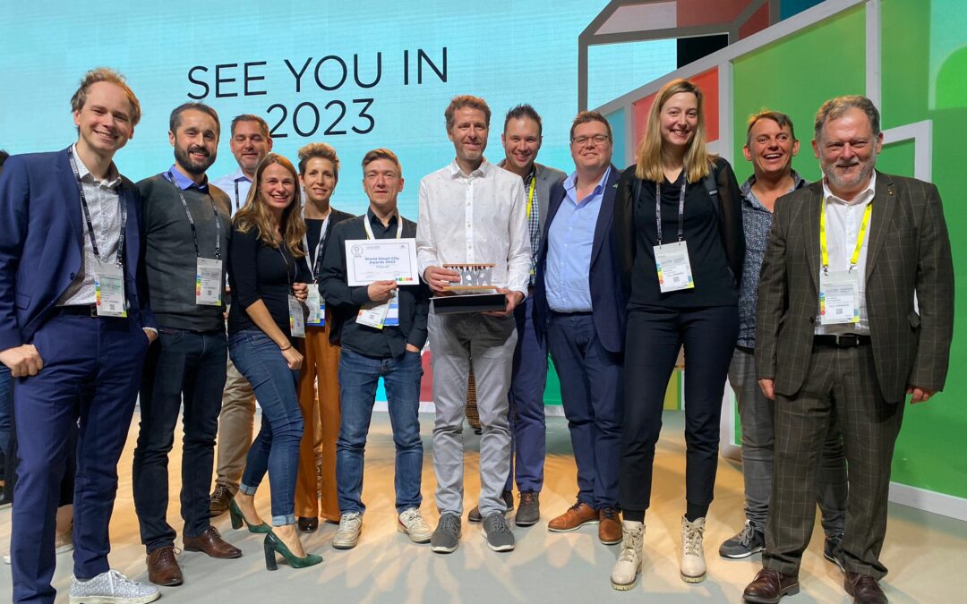 SRV Stuurgroepleden Cegeka en Sirus deel van project dat prestigieuze internationale smart city award wint